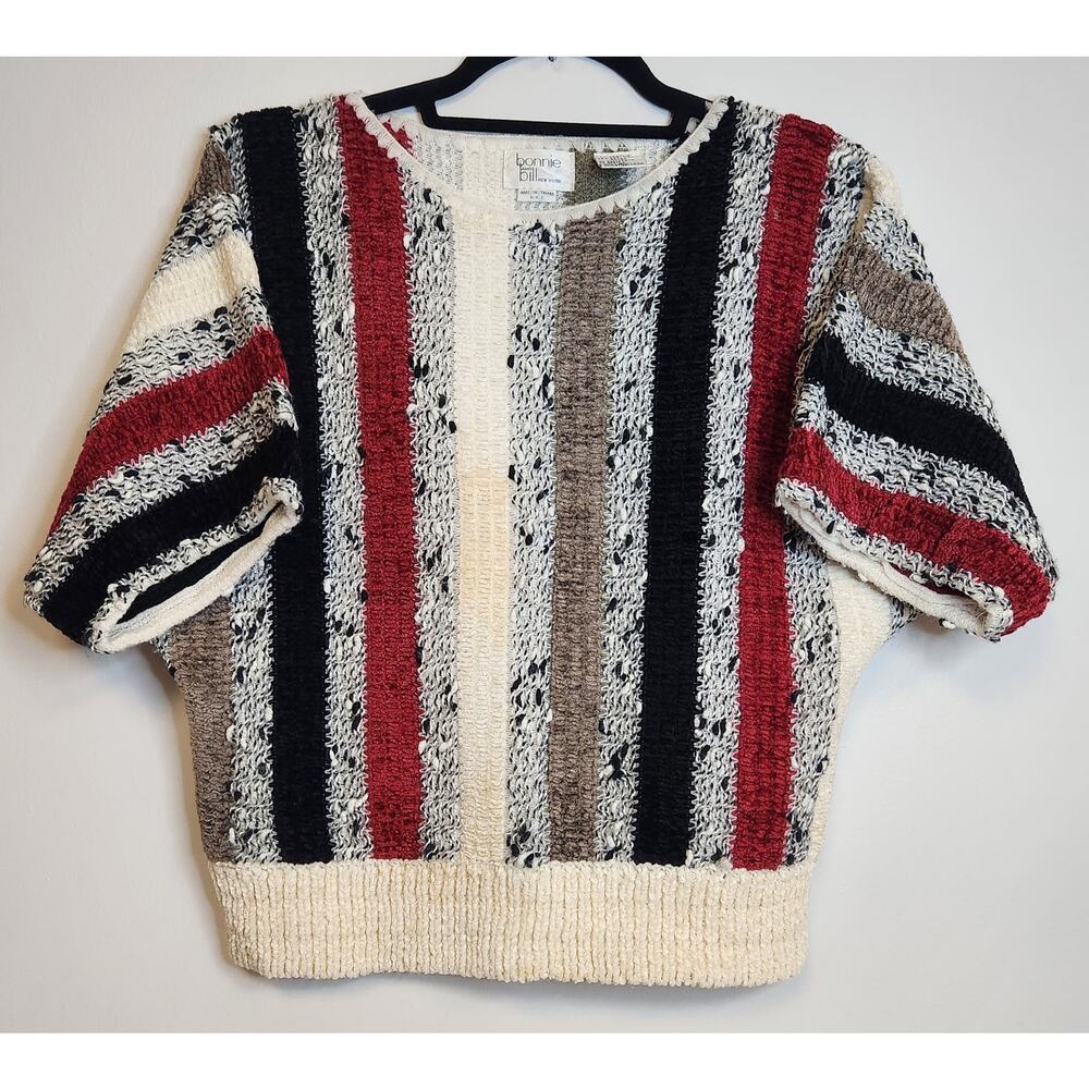 Vintage Bonnie and Bill New York Multicolor Knit Top- Size Small